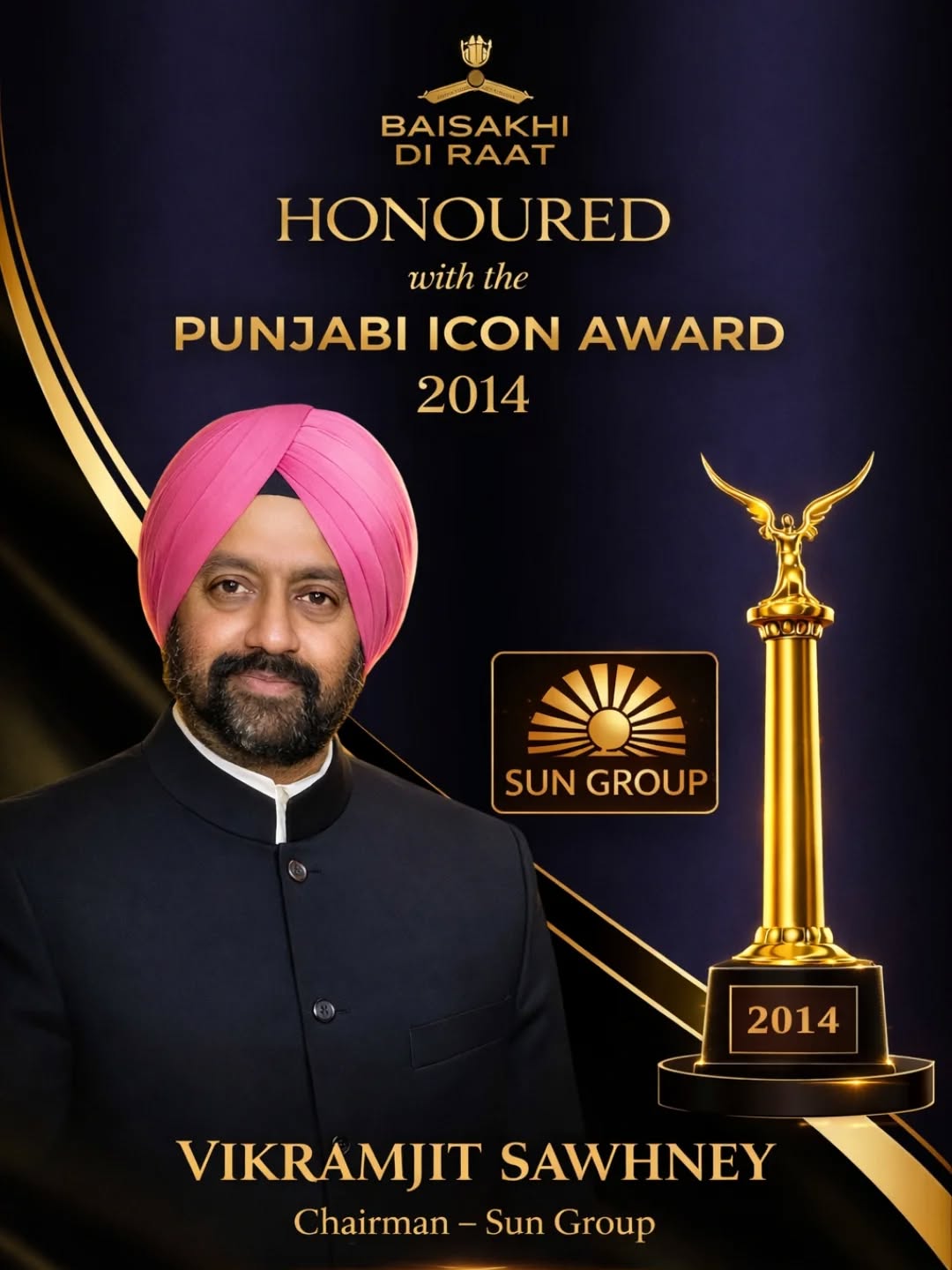 Honouring Leadership ✨ Vikramjit Sawhney 🏆 Honoured with Punjabi Icon Award 2014 | Celebrating impactful legacy in 2026 💫 #VikramjitSawhney #PunjabiIconAwards #IconicMoments #ThrowbackHonour #PunjabiPride BusinessLeader LegacyOfExcellence Inspiration BaisakhiDiRaat PunjabiIconAwards2026 GlobalPunjabi HallOfFame TimelessRecognition AwardSeason EventDiaries RedEpicPromos