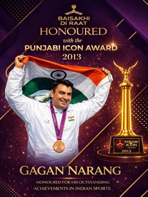 **Gagan Narang honoured at Punjabi Icon Awards 2013 — Celebrating a true champion in 2026 🎯 #GaganNarang #PunjabiIconAwards #Throwback2013 #Champion #IndianShooter Pride Legend SportsIcon 2026Post**