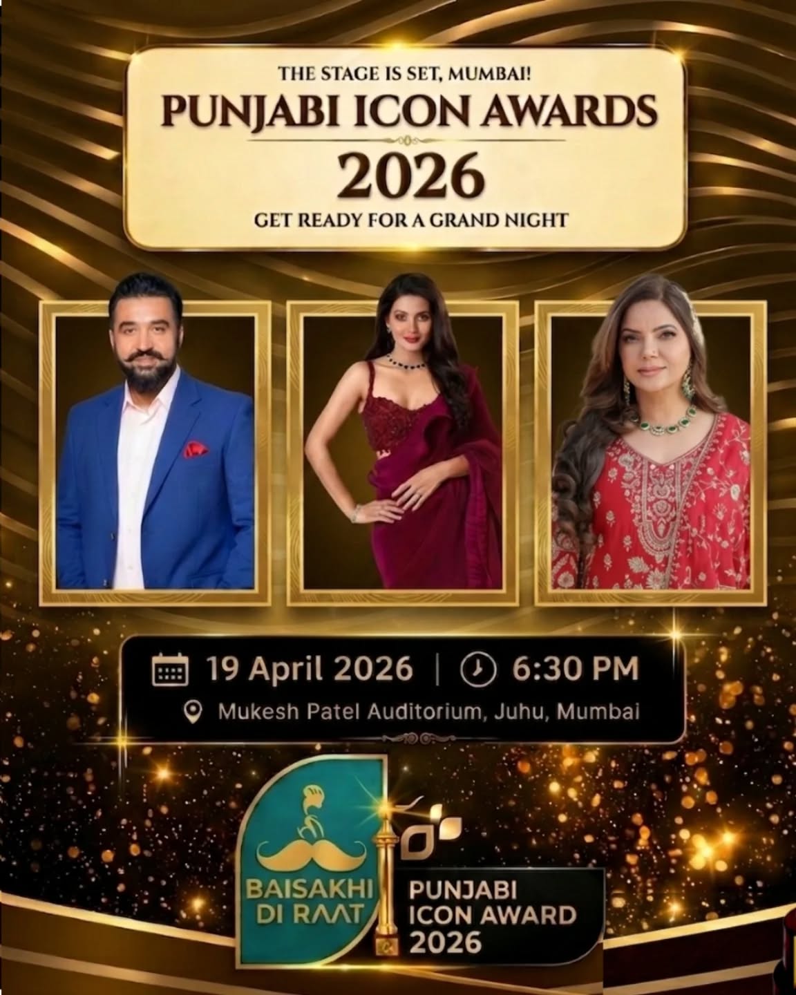 Mumbai, get ready for the biggest Punjabi night of the year 🔥

Punjabi Icon Awards 2026 ✨
Where stars shine & legends are celebrated 🌟

🗓 19 April | 6:30 PM
📍 Mukesh Patel Auditorium
@geetabasra
@satindersatti @onlyrajkundra @charansinghsapra_official

This isn’t just an event… it’s an experience 🎬

#PunjabiIconAwards #BaisakhiNight #MumbaiNights #CelebEvent #AwardShowVibes EventLaunch RedEpicPromos GrandNight BollywoodVibes InstaEvents